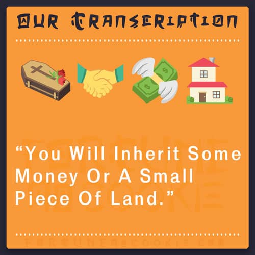 Emoji Translation: You Will Inherit Some Money Or A Small Piece Of Land